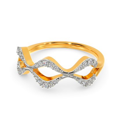 Lavish Swril Diamond Rings