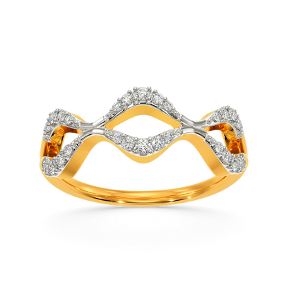 Lavish Swril Diamond Rings