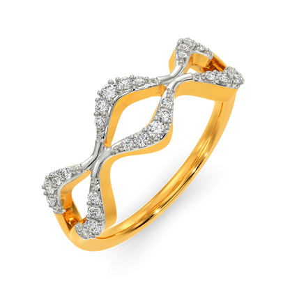 Lavish Swril Diamond Rings