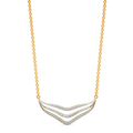 Bold Flounce Diamond Necklaces