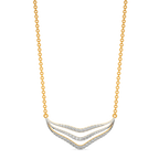 Bold Flounce Diamond Necklaces