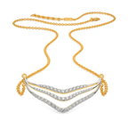 Bold Flounce Diamond Necklaces