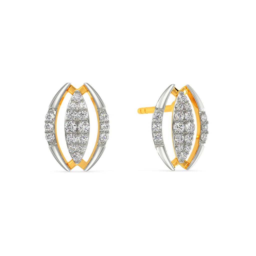 Bubble Bling Diamond Earrings