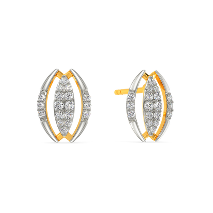 Bubble Bling Diamond Earrings