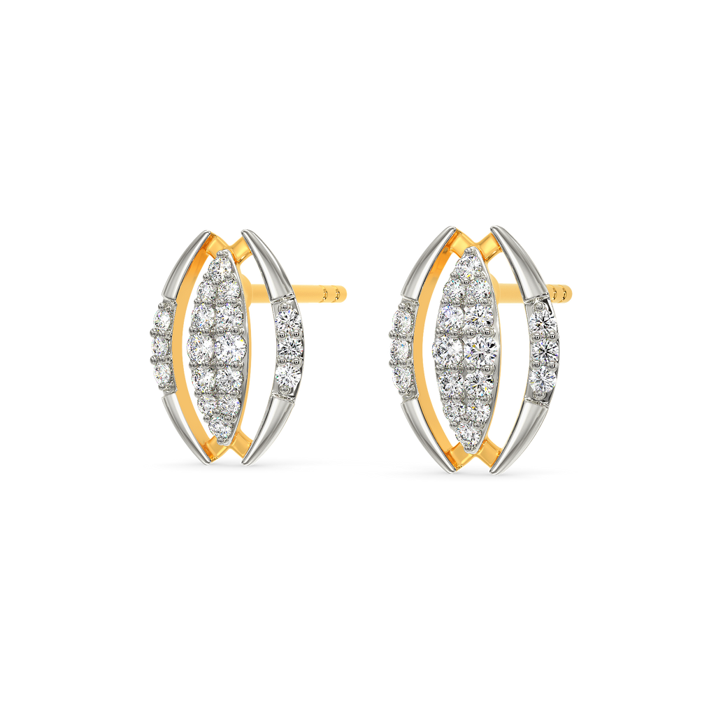 Bubble Bling Diamond Earrings