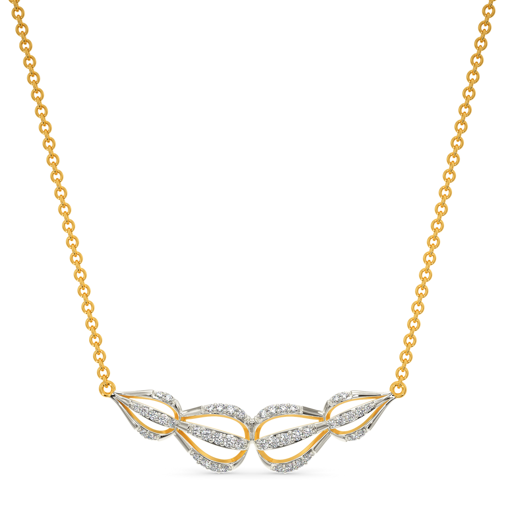 Flouncy Bliss Diamond Necklaces