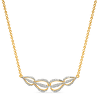 Flouncy Bliss Diamond Necklaces