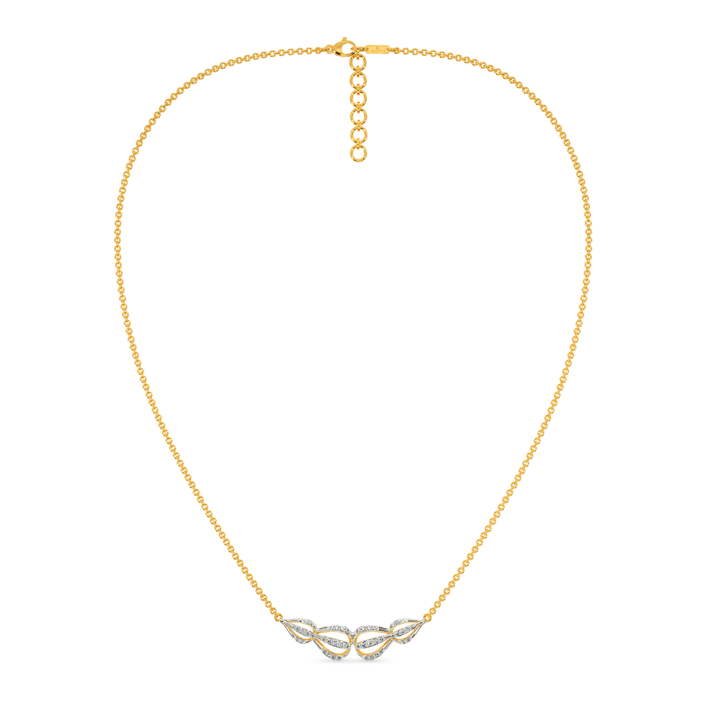 Flouncy Bliss Diamond Necklaces