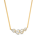 Flouncy Bliss Diamond Necklaces