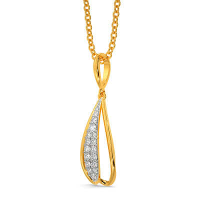 Puffy Trail Diamond Pendants