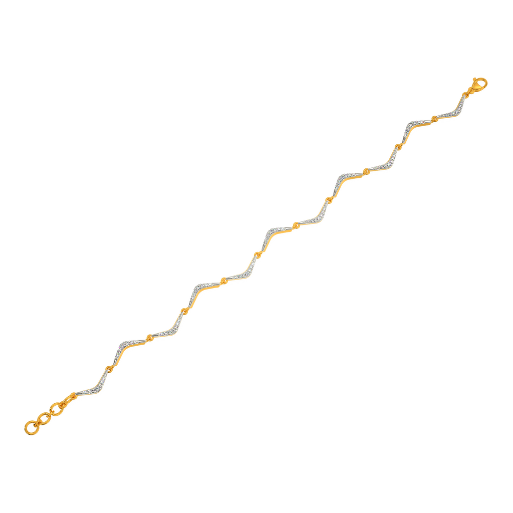 Edgy Buoyant Diamond Bracelets