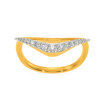 Edgy Buoyant Diamond Rings