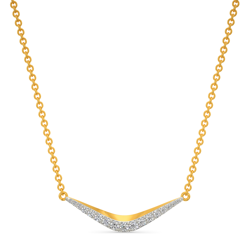 Edgy Buoyant Diamond Necklaces