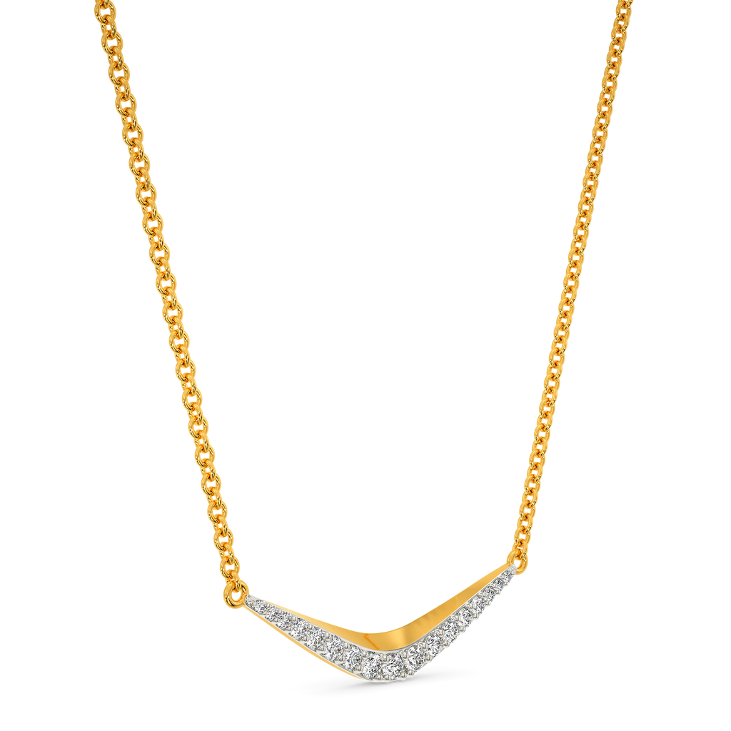Edgy Buoyant Diamond Necklaces