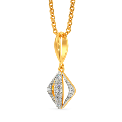 Edgy Buoyant Diamond Pendants