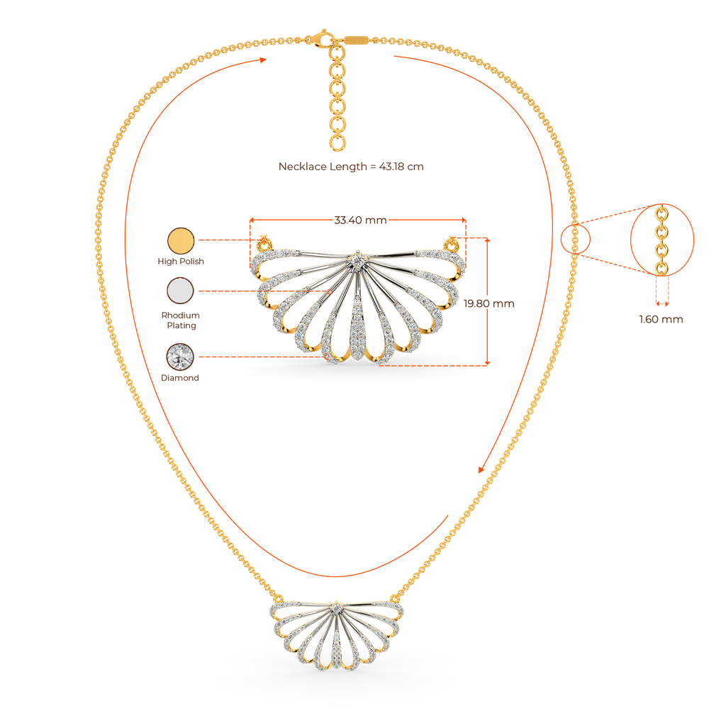 Bountiful Bubble Diamond Necklaces