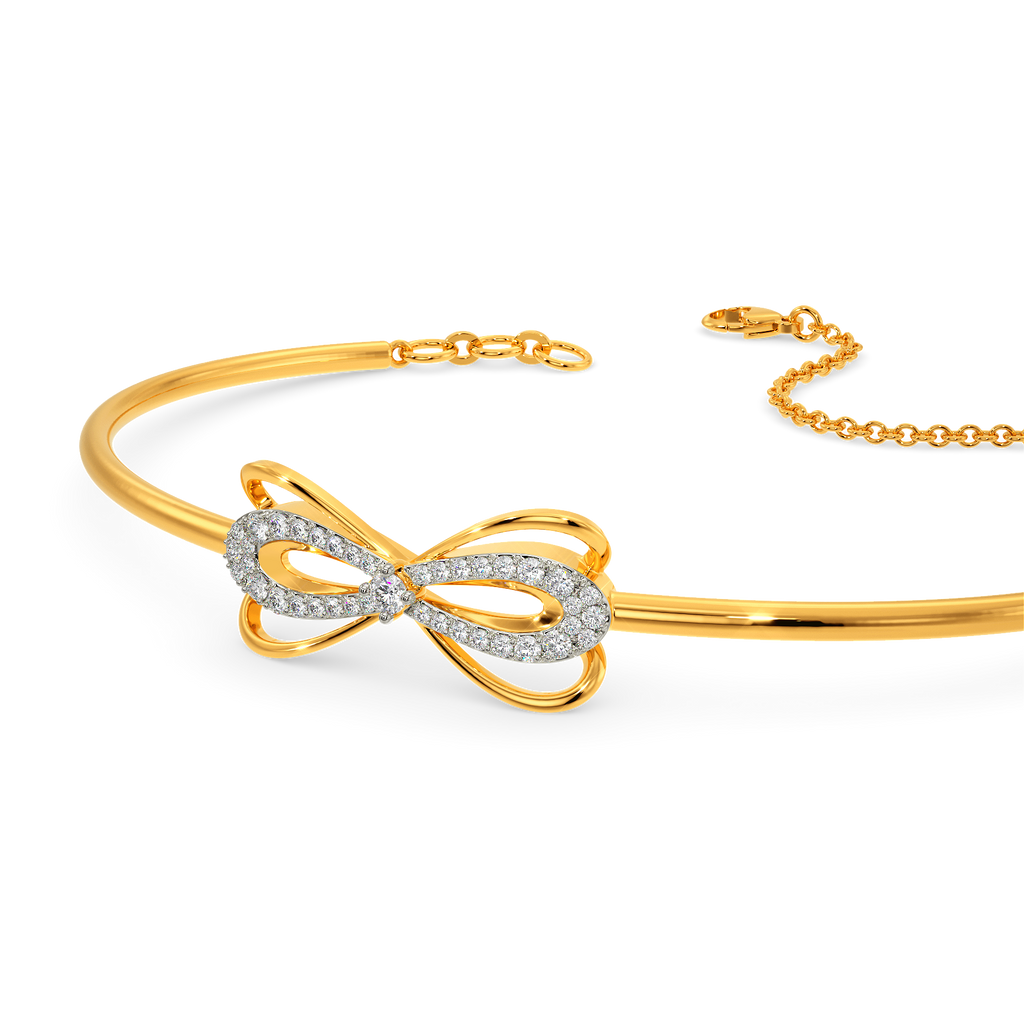 Dramatic Bounce Diamond Bangles