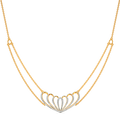 Dramatic Bounce Diamond Necklaces