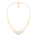 Dramatic Bounce Diamond Necklaces