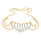 Dramatic Bounce Diamond Necklaces