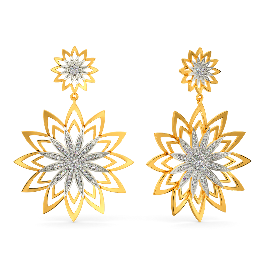 My Dahlia Diamond Earrings
