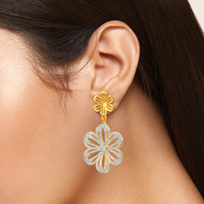 Hyacinth's Glory Diamond Earrings