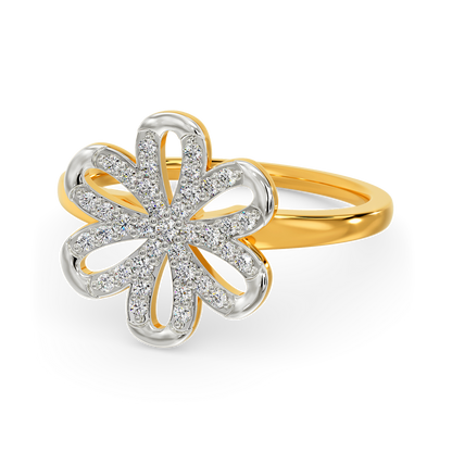 Hyacinth's Glory Diamond Rings