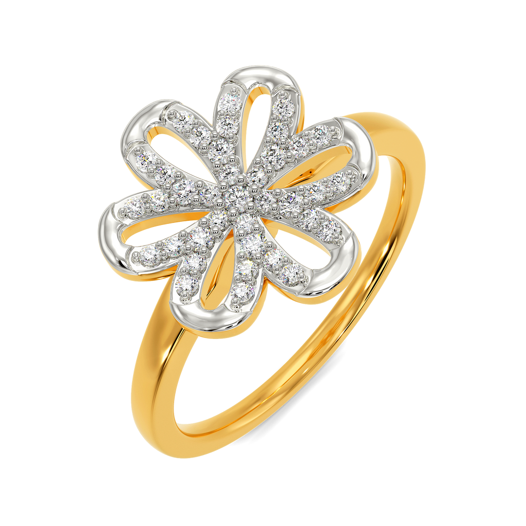 Hyacinth's Glory Diamond Rings