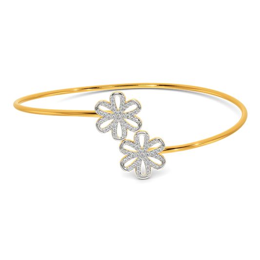 Hyacinth's Glory Diamond Bangles