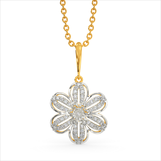 Dreamy Clematis Diamond Pendants