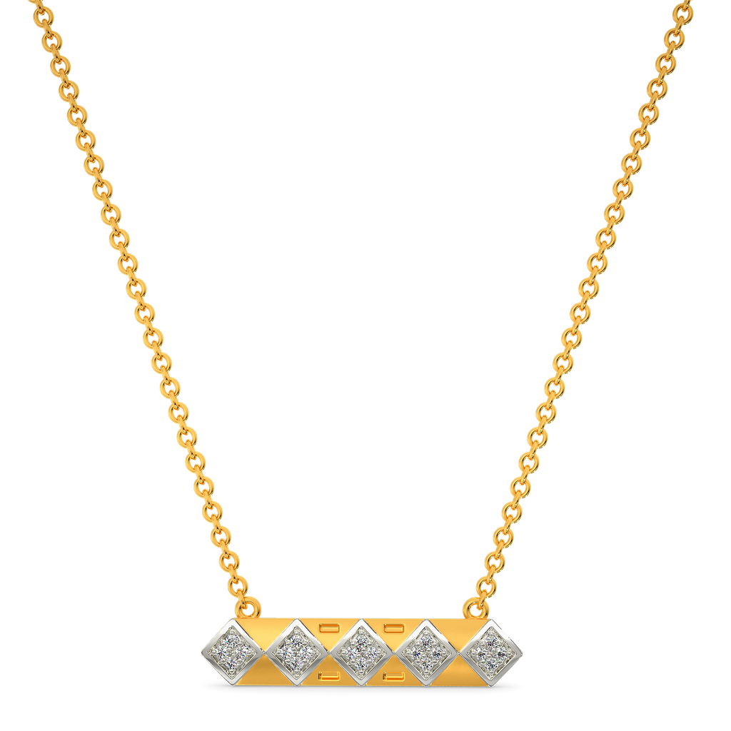 Sturdy Stitches Diamond Necklaces