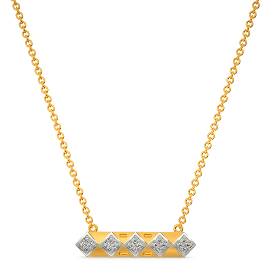 Sturdy Stitches Diamond Necklaces