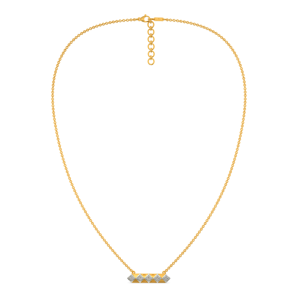 Sturdy Stitches Diamond Necklaces