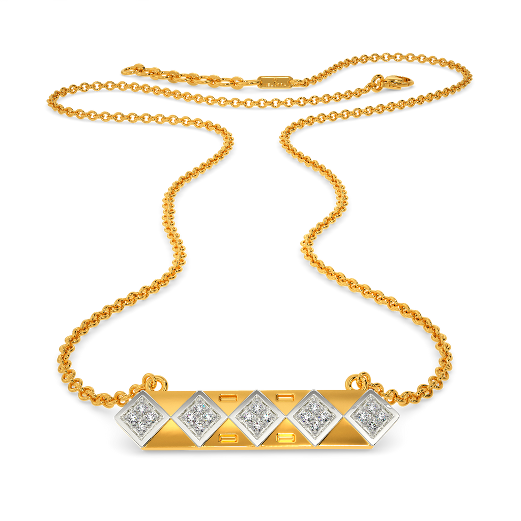 Sturdy Stitches Diamond Necklaces