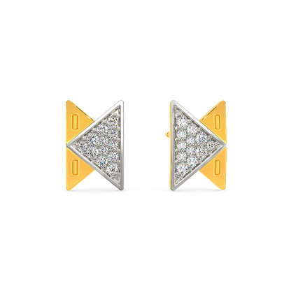 Sturdy Stitches Diamond Earrings