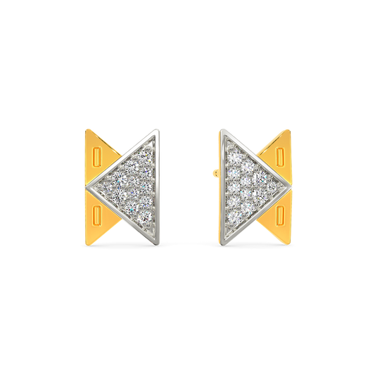 Sturdy Stitches Diamond Earrings