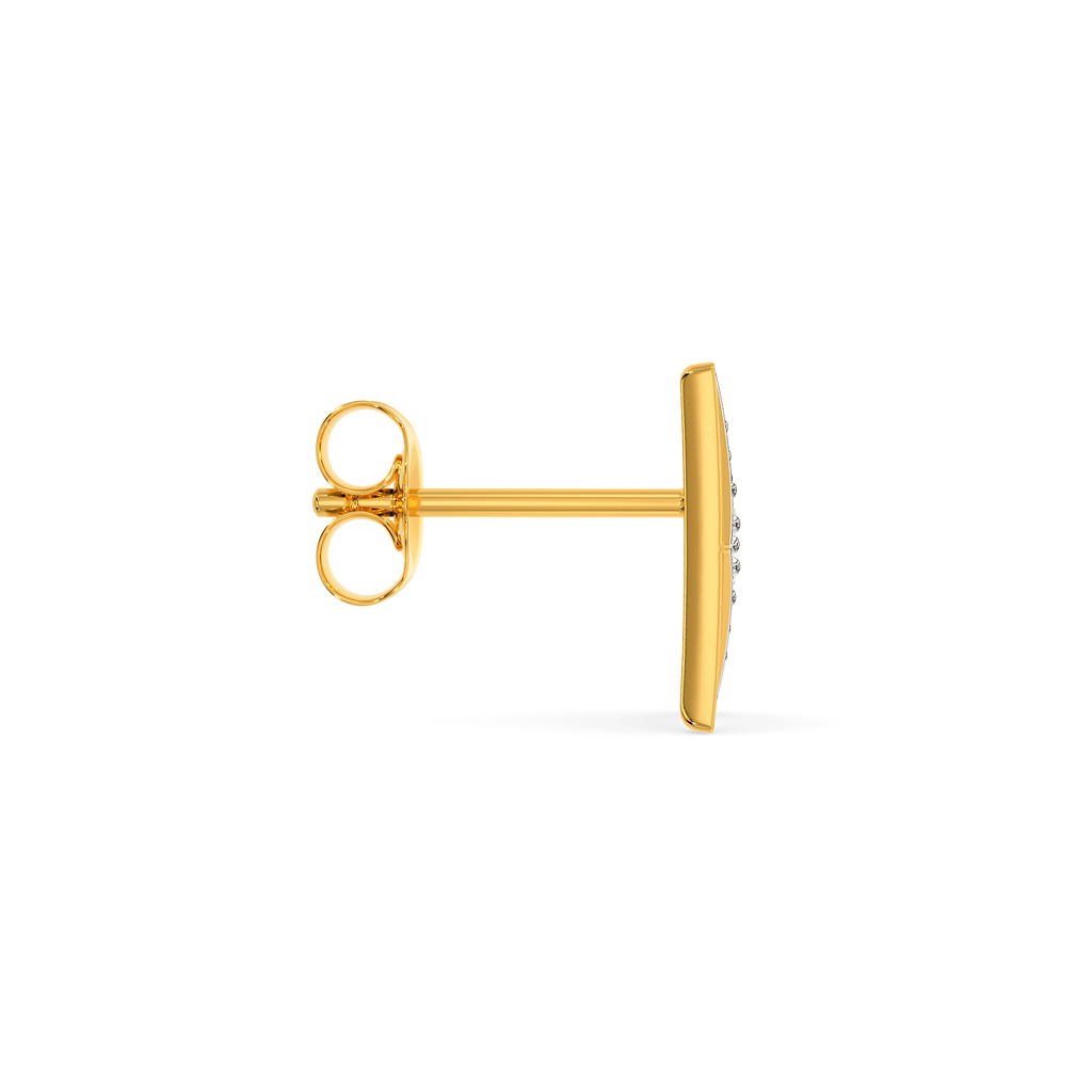 Sturdy Stitches Diamond Earrings