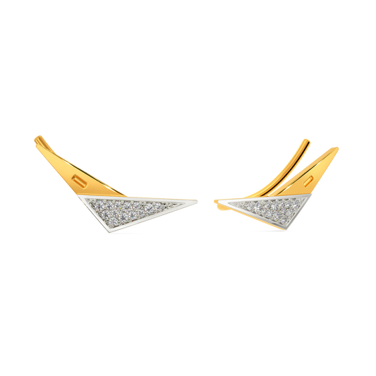 Exquisitely Functional Diamond Earrings