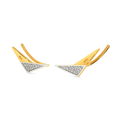 Exquisitely Functional Diamond Earrings