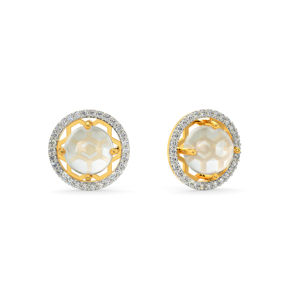 Glassy Whispers Diamond Earrings