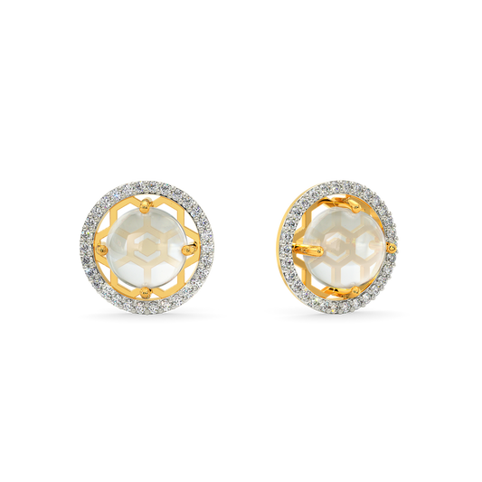 Glassy Whispers Diamond Earrings