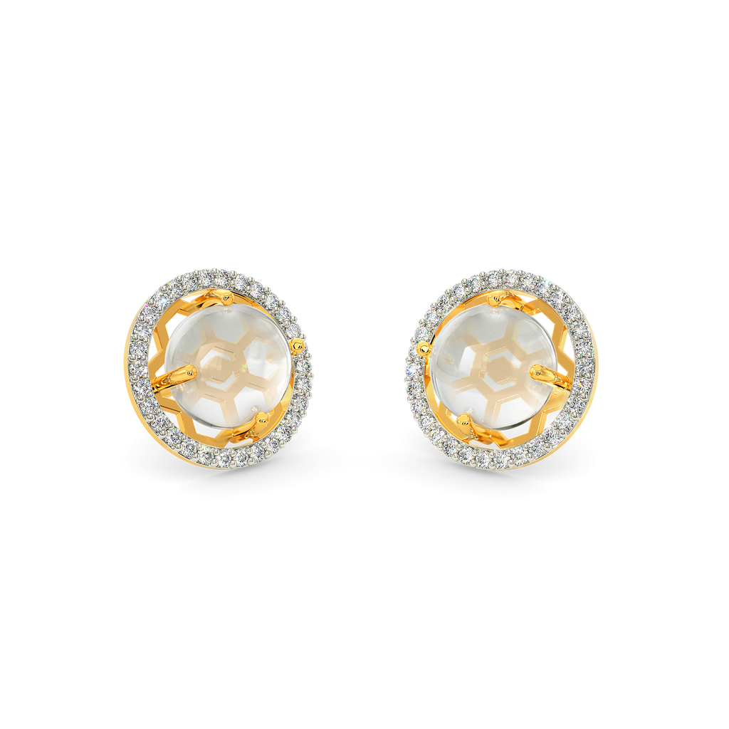 Glassy Whispers Diamond Earrings