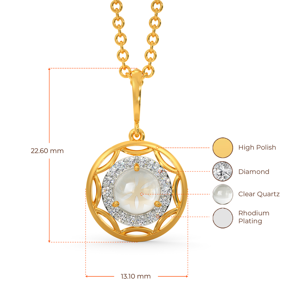 Translucent Whispers Diamond Pendants