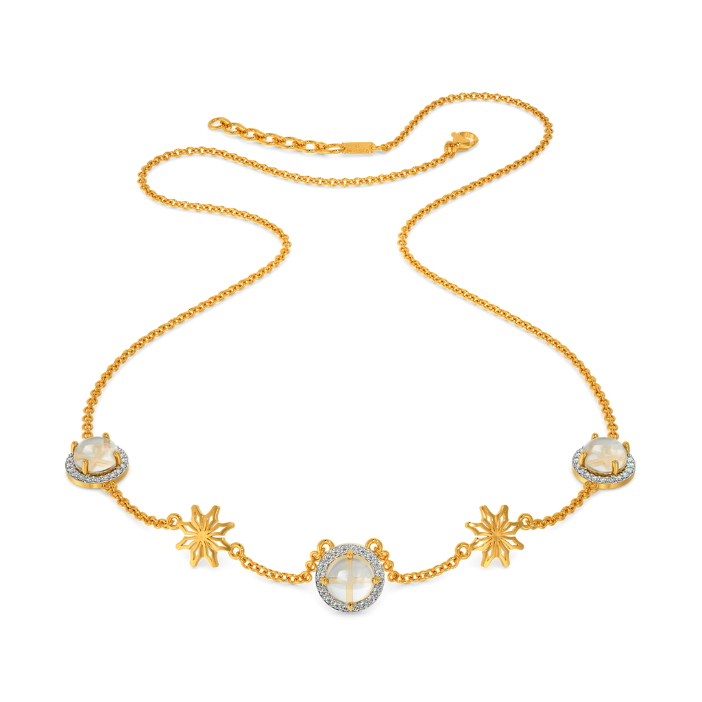 White Halo Diamond Necklaces
