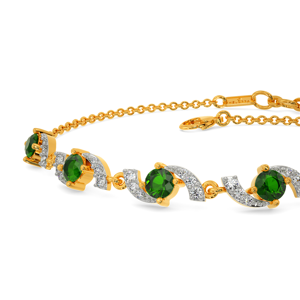 Green Essence Diamond Bracelets