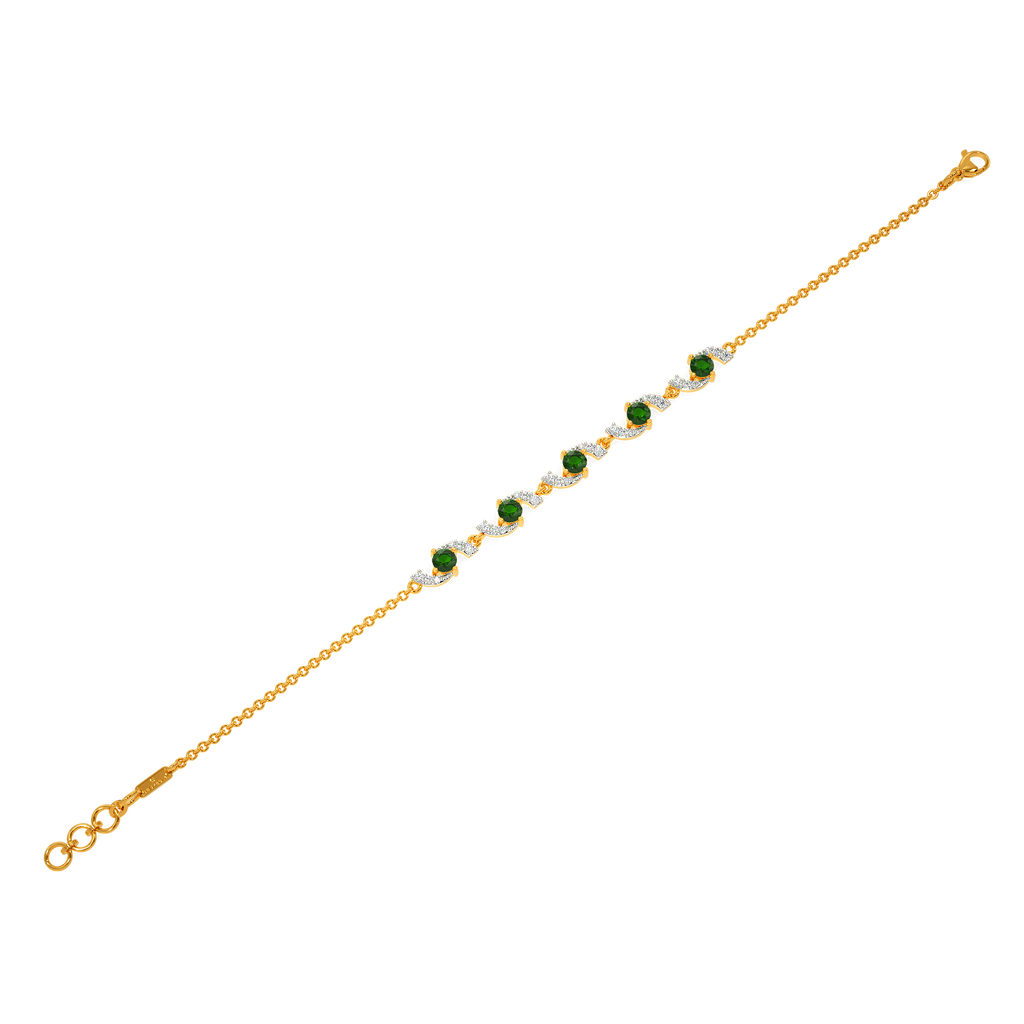 Green Essence Diamond Bracelets