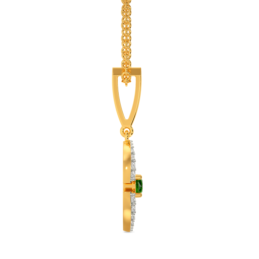 Green Symphony Diamond Pendants