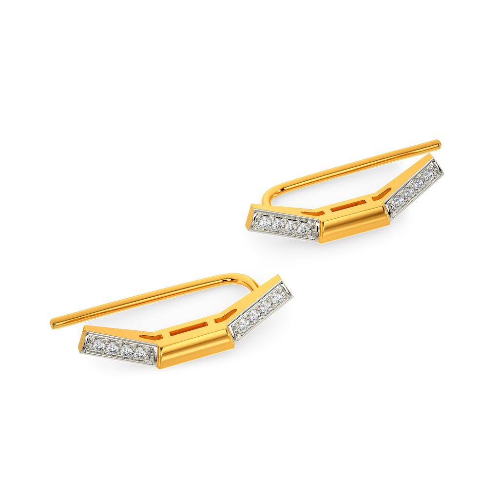 Beyond Binary Diamond Earrings