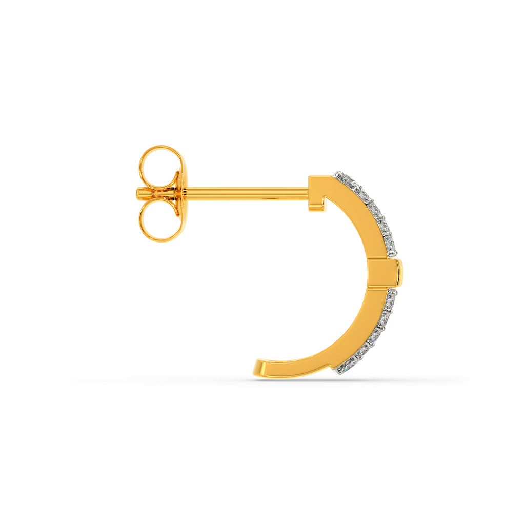 Bold Balance Diamond Earrings
