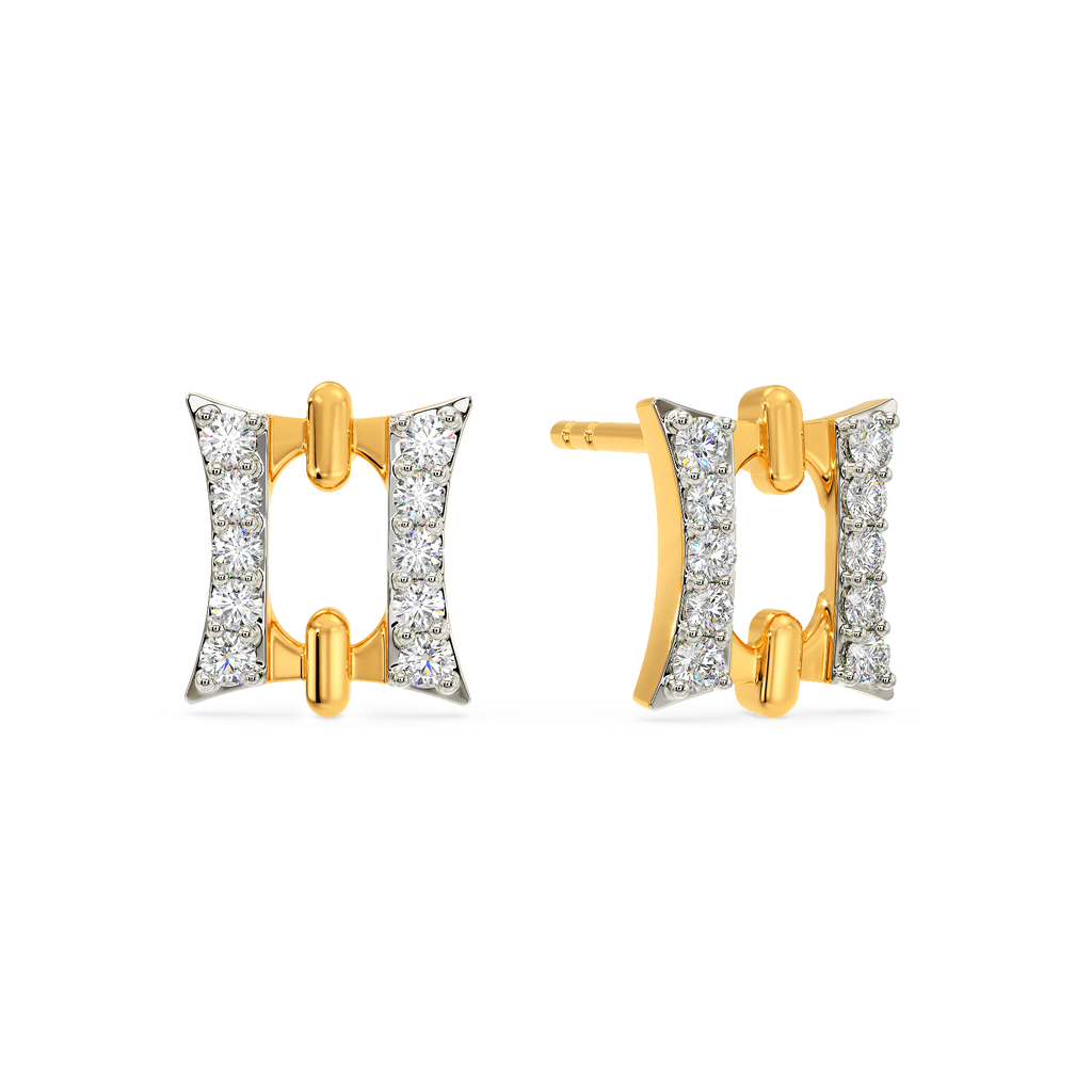 Chainsual Diamond Earrings